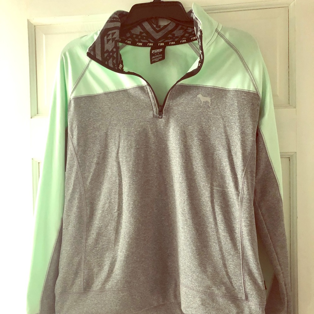Mint/gray Victoria’s Secret jogger sweatshirt
